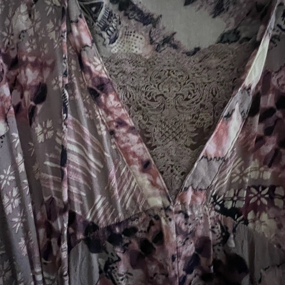 Purple/Pink Tie-dye Patterned Dress - Picture 2 of 2